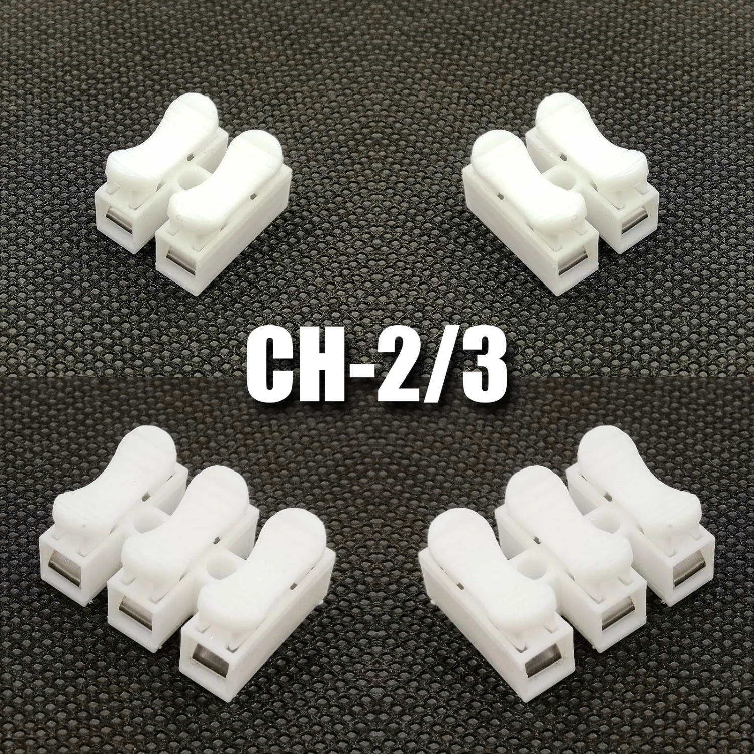 G7 White Color Model CH-2 CH-3  Wire Connector Voltage 250V Wiring Terminal Block Free Russia Shipping