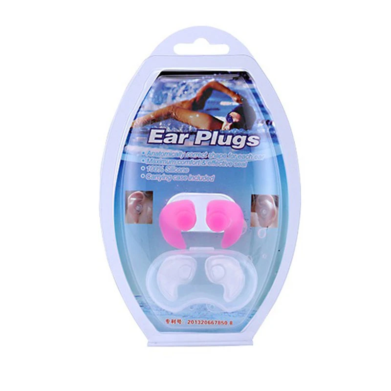 Adult Kids Swimming Earplugs Professional Waterproof High Quality Silicone Soft Children Swim Pool Ear Plug Diving Equipment