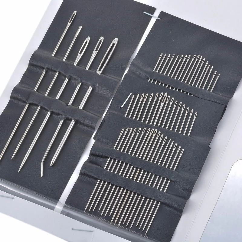 55pcs Stainless Steel Sewing Needles Set Hand Stitches Tools DIY Crafts Clothing Embroidery Sewing Accessories Home Needles Tool