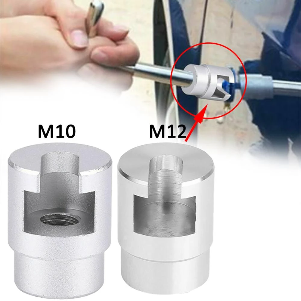 High Recommend M10 M12 Car Dent Repair Puller Head Paintless Removal Adapter Screw Hammer Pulling Tabs Wholesale Quick delivery