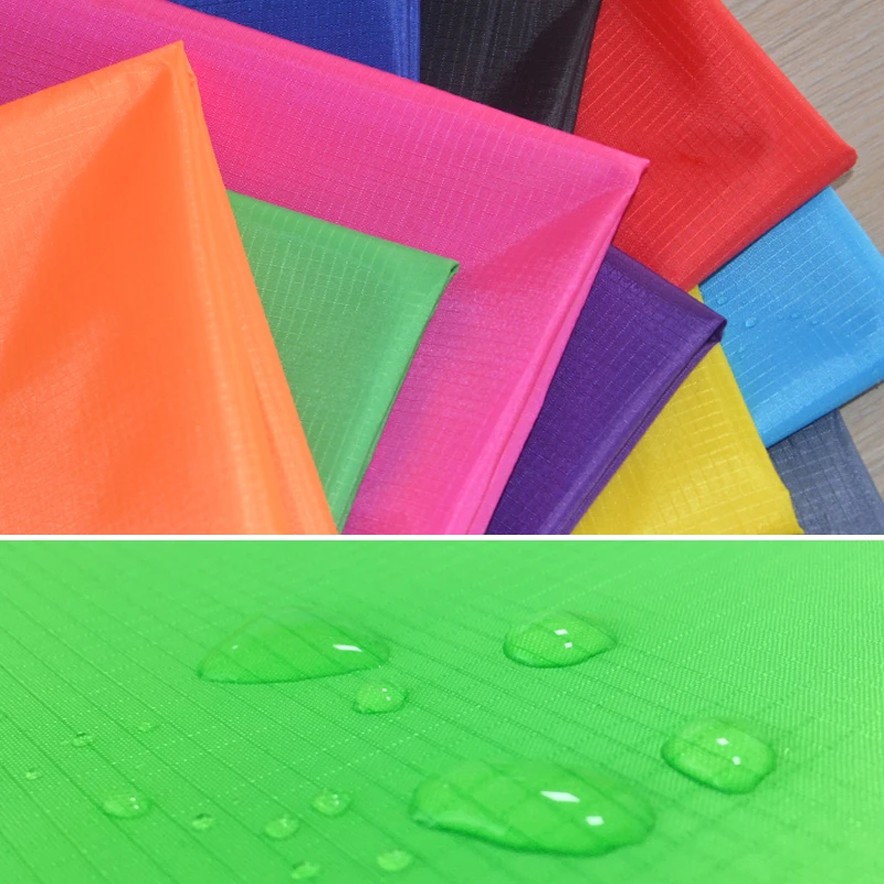1.5m* 1m Coated Ultralight Waterproof Fabric Outdoor Ripstop Fabric Cloth For Tents Kites Making
