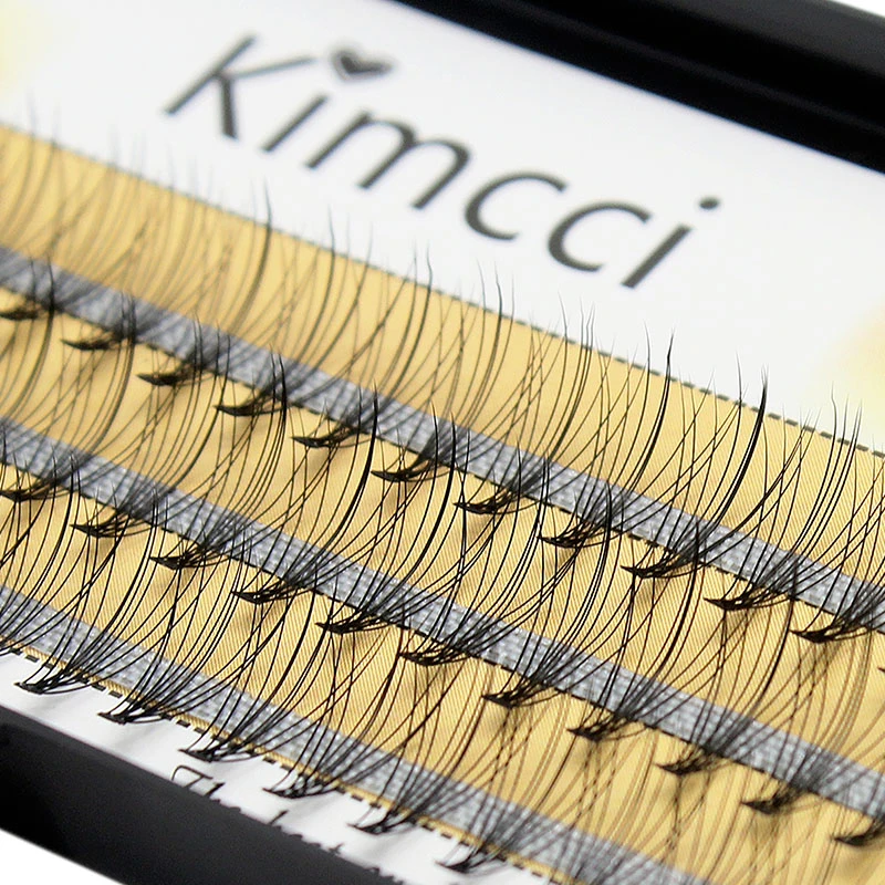 Kimcci Fashion 60pcs Professional Makeup Individual Cluster Eye Lashes Grafting Fake False Eyelashes Free Shipping