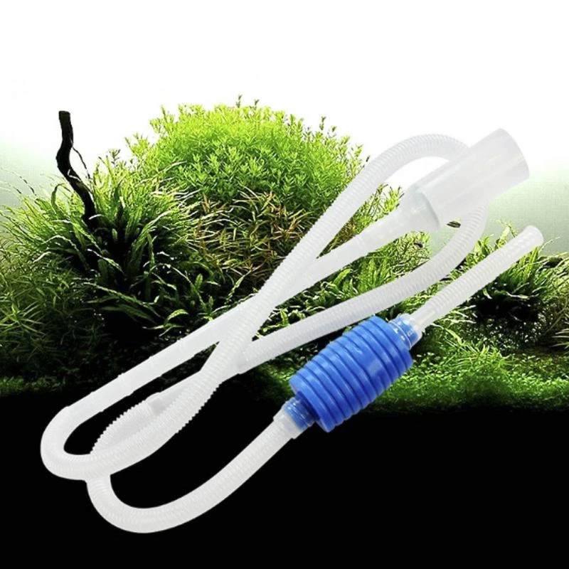 Aquarium Siphon Tube Fish Tank Cleaner Vacuum Pump Gravel Cleaner Sand Trap Filter Water Exchange Tool Suction Pipe Tube