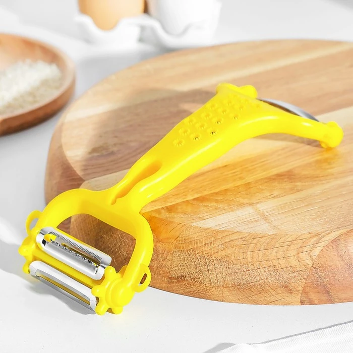 Universal vegetable peeler 6 in 1, 20 × 10 cm Kitchen supplies Fruit Tools Gadgets Dining Bar Home Garden