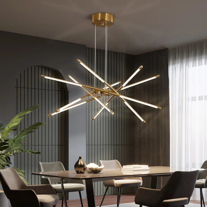 Modern LED Chandeliers for Living Room Dining Bedroom Kitchen Home Remote Hanging Ceiling Pendant Lamp Interior Lighting Fixture