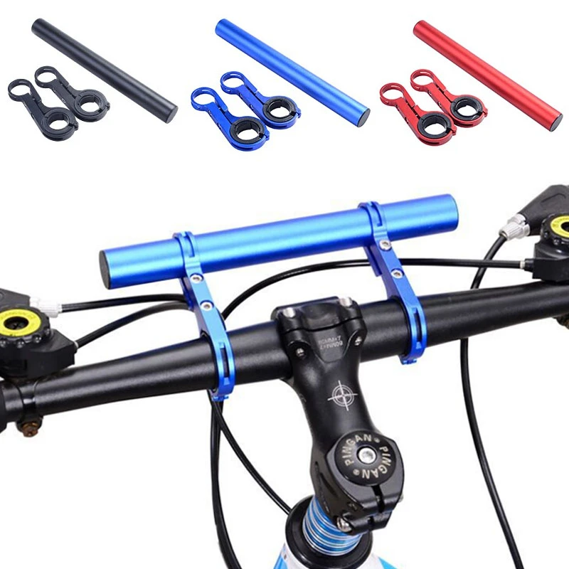 20CM Bike Handlebar Extender MTB Bicycle Bracket Bike Stem Tube Extension For Speedometer Headlight Phone Rack Light Lamp Holder