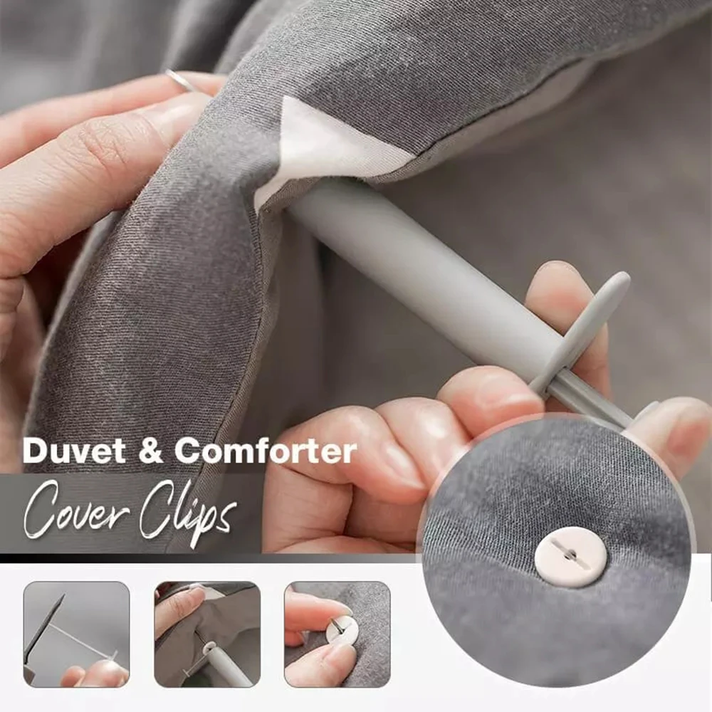 Duvet Clip Cover Quilt Clip Quality Soft Silicone Comforter Clamp Bed Fastener Home Holder Sheet Clip Quilt Blanket Cover Gadget