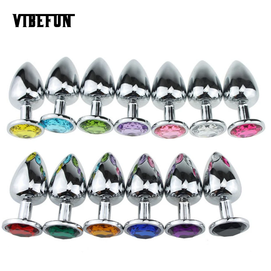 Vibefun Anal Plug Waterproof Stainless Steel Smooth Touch Anal Buttplug Sex Toys Sex Products For Men gay Sex Toys butt dilator