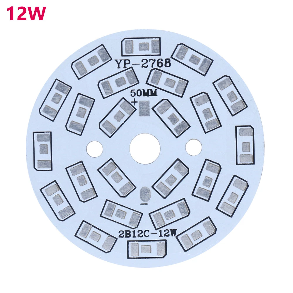 10PCS SMD5730 12W 9W 7W 5W 4W 3W 2W LED Aluminum Base Plate PCB Board Substrate not include beads DIY Cooling Heatsink for Bulb