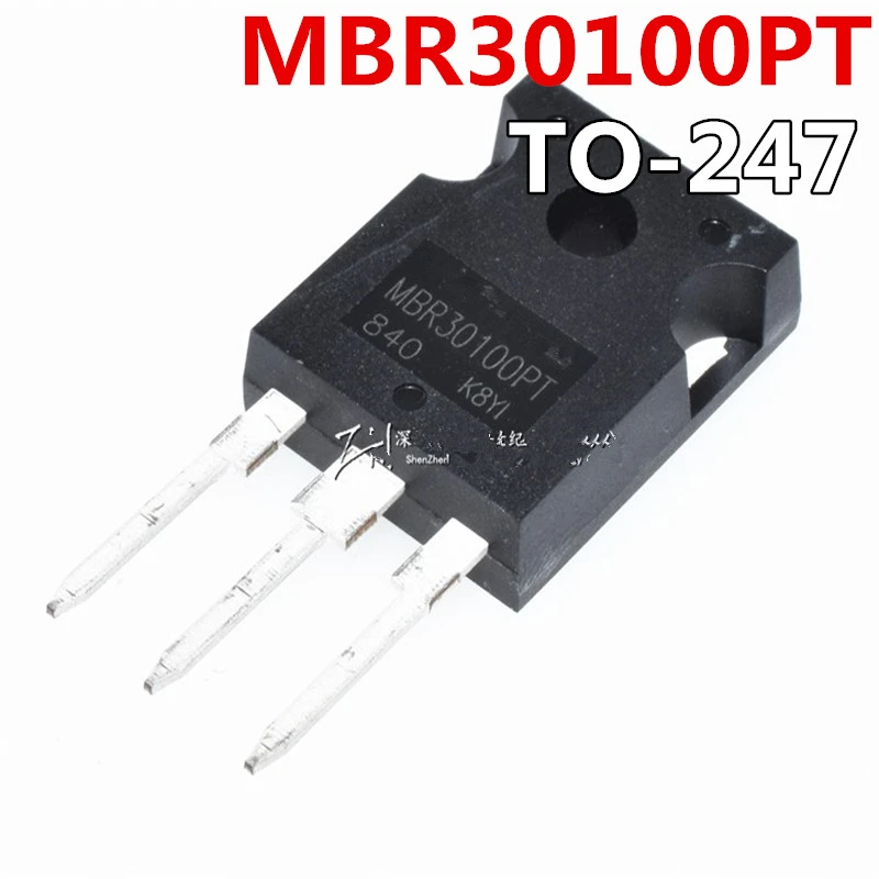 5pcs/lot  MBR30100PT MBR30100 Schottky diode 30100PT TO-3P 30A 100V TO-247