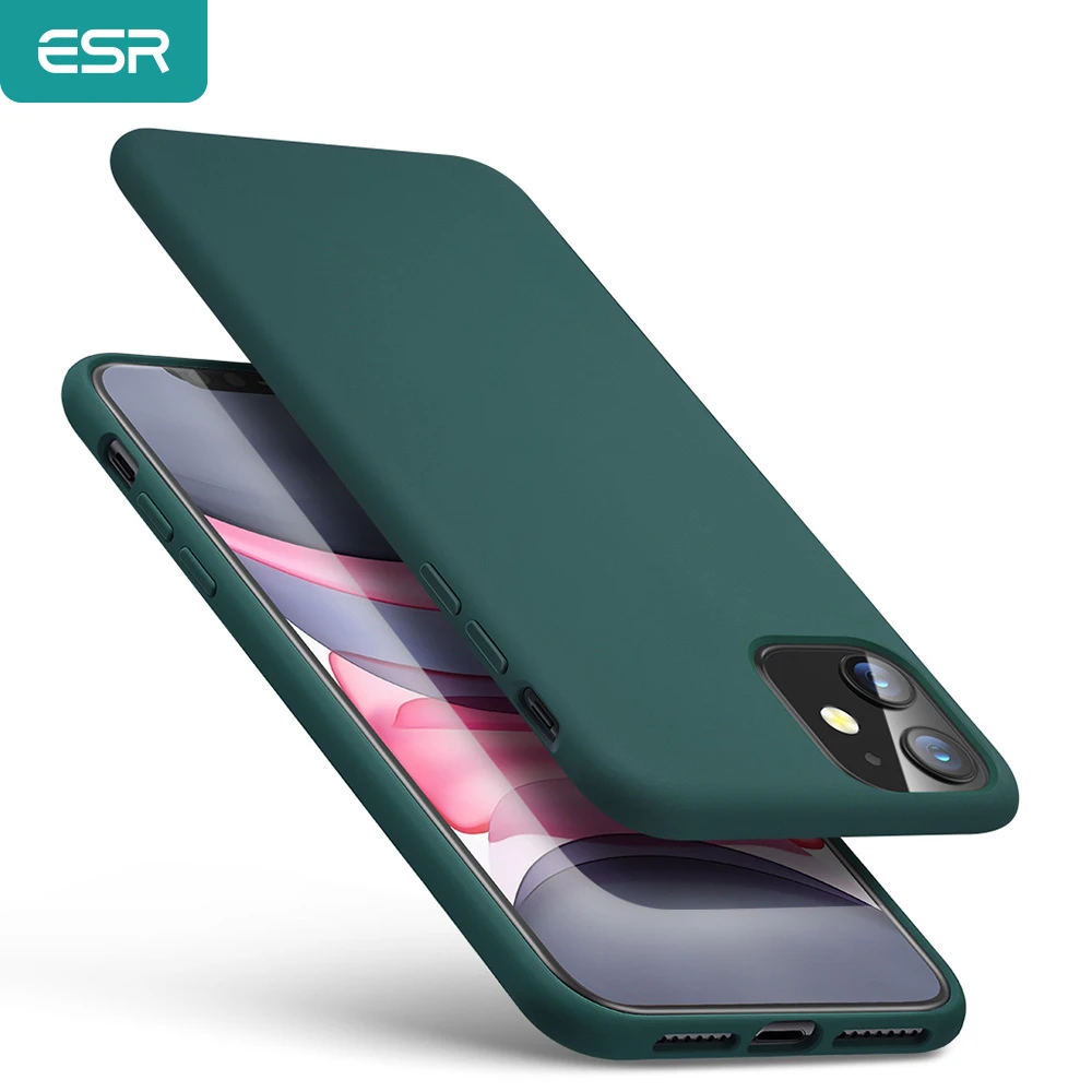 ESR Liquid Silicone Rubber Case for iPhone 11 Pro Max Yippee Color Soft Case for iPhone 11 Shockproof Cover for iPhone 11 Pro