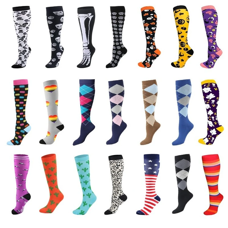 European and American sports compression socks for men and women outdoor cycling climbing fitness football socks mens socks
