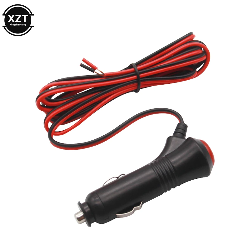 High Quality Copper Car Adapter Charger Cigarette Lighter Plug Power Cord Socket/Plug/Connector LED Switch 12V 24V