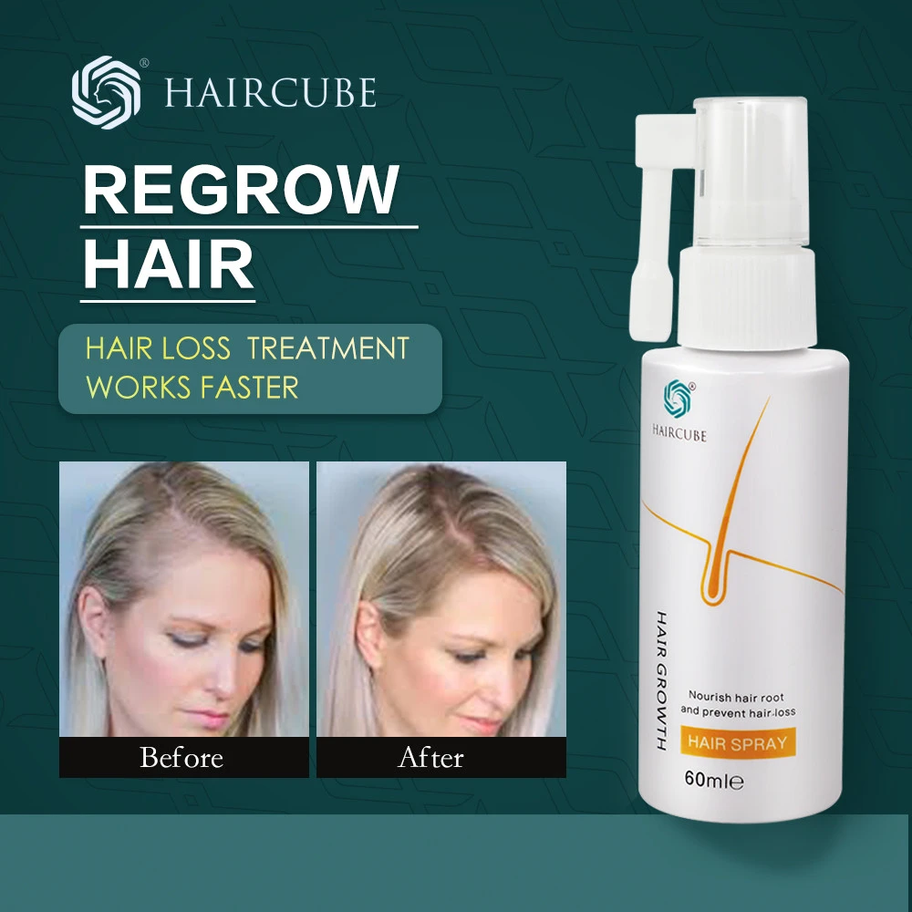 HAIRCUBE Hair Growth Essence Spray Loss Treatement Growth Hair Anti Hair Loss Prevention Alopecia Damaged Liquid Hair Repair