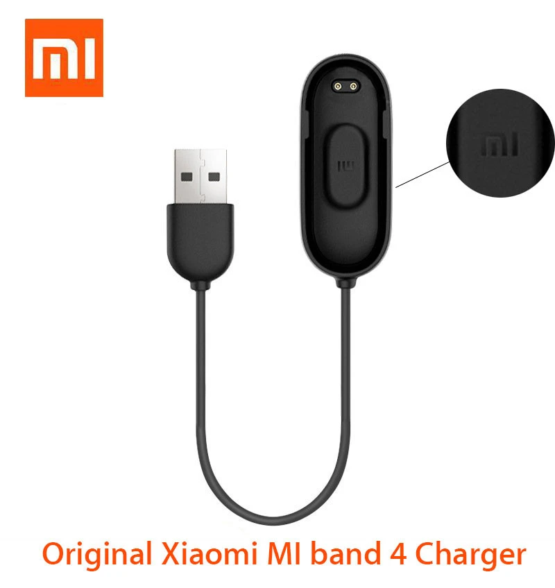 original Xiaomi mi band 4 charger cable Charging Replacement Cord Charger Adapter For Miband 4 Smart Wristband Accessories