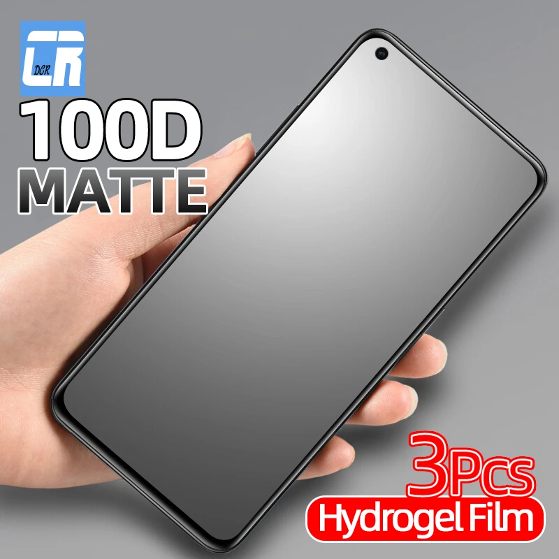 1-3Pcs Anti-fingerprint Matte Hydrogel Film for OPPO A72 A52 A9 2020 Realme 8 X7 7 6 X50 Pro X3 Q XT Screen Protector Not Glass