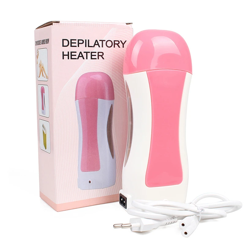 Electric Hair Removal Wax-melt Machine Heater EU Plug Portable Epilator Roll on Professional Depilatory Heater Skin Care Tools