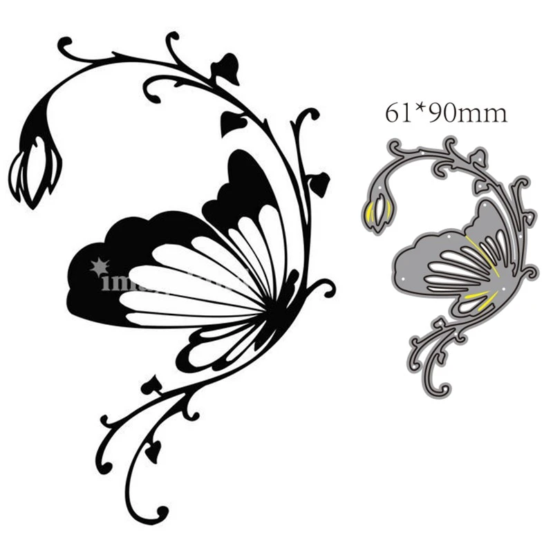 Metal cutting dies cut die mold Animal butterfly decoration Scrapbook paper craft knife mould blade punch stencils