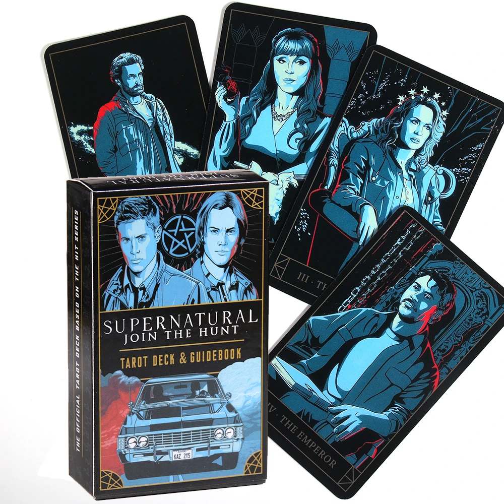 Supernatural Tarot Deck and Guidebook Card Game Gift With Pdf Guidebook Card Game Board Game 78 Cards Beginners