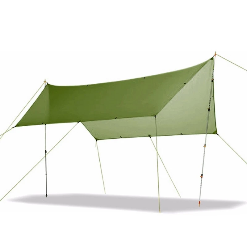 FLAME'S CREED  3*3M 4*3M 5*3M 15D Nylon Silicone Coating High Quality Outdoor Caming Tent Tarp