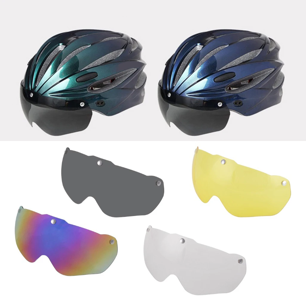 Anti-Fog Goggles Replacement Lens for Bike Bicycle Helmet Visor Sunglasses Repair Part