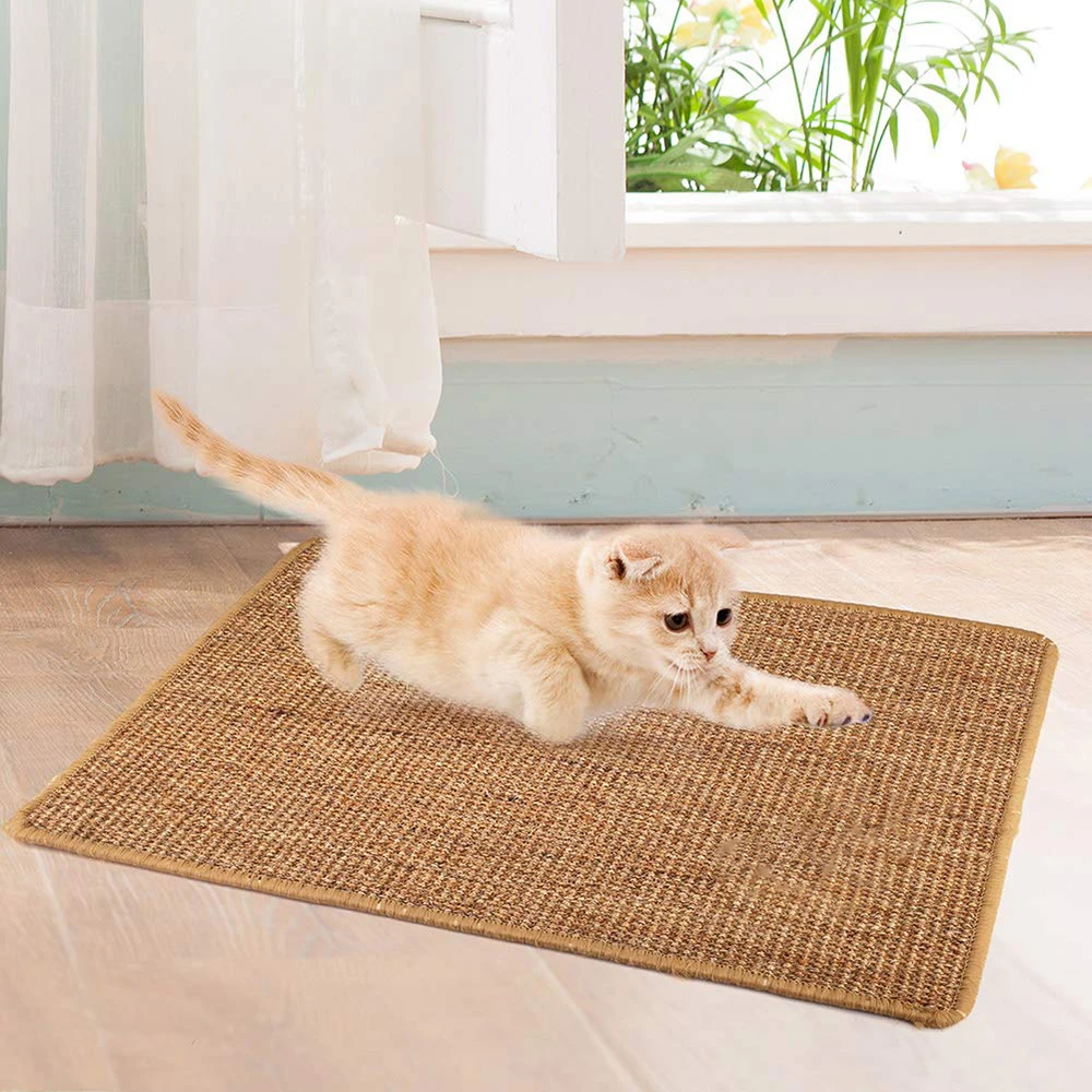 Cat Scratcher Board Scratching Post Mat Toy for Tower Climbing Tree Pad Cooling Litter Mat Lounger Pet