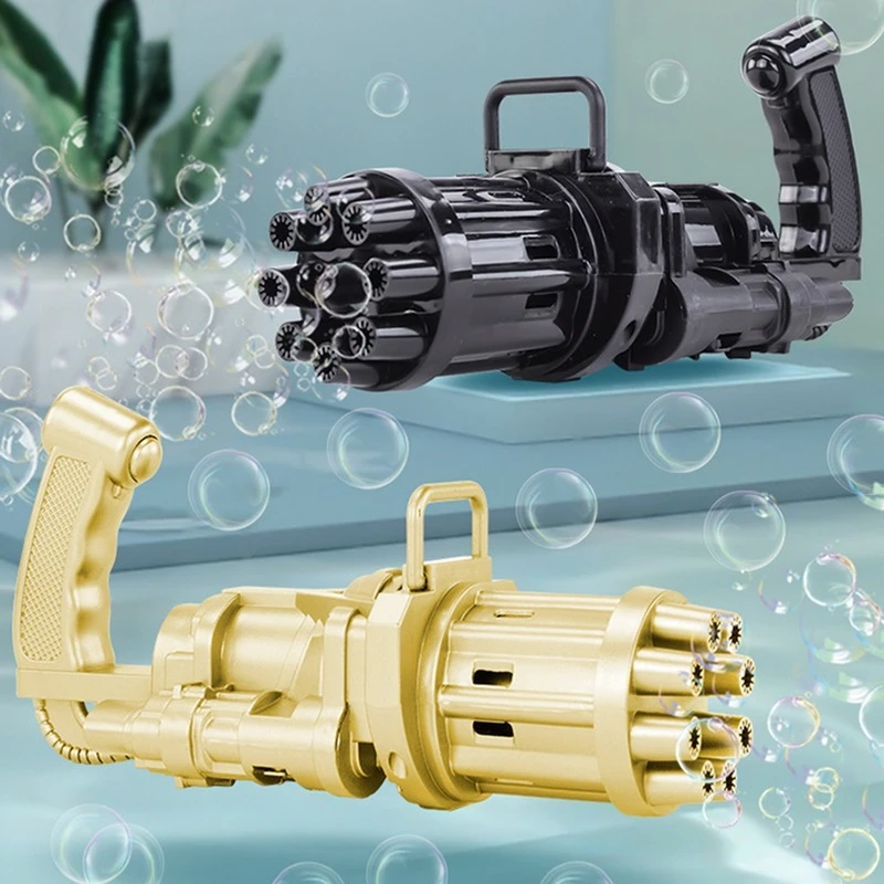 Hot Electric Bubble Machine Bubble Gun Toys Summer Kids Outdoor Toy Soap Water Plastic Electric Bubble Machine For Child Gifts