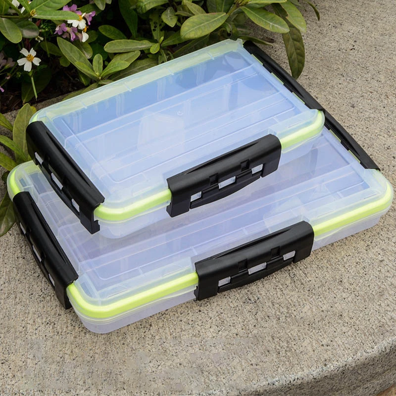 Fishing Tackle Box Waterproof Plastic Bait Box High Strength Fishing Tackle Accessories Storage Box Hook Box