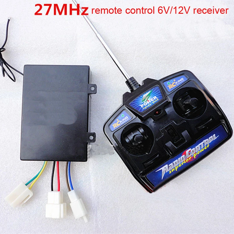 27MHZ/40MHZ/49MHZ 2.4G Remote Control 6V/12V Receiver Universal Radio Transmitter Bluetooth Controller for Toy Cars Dump Truck