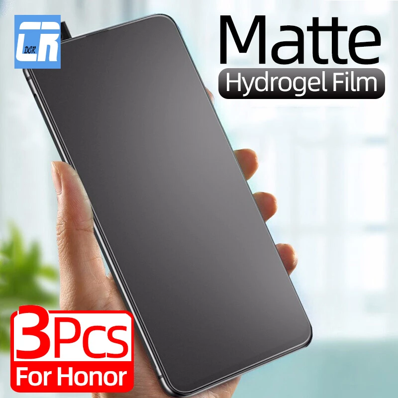 1-3Pcs matte hydrogel film for huawei y9a y9s p smart z y9 prime 2019 screen protector for honor 20 10i 9x 9i 8x 8c 7a soft film