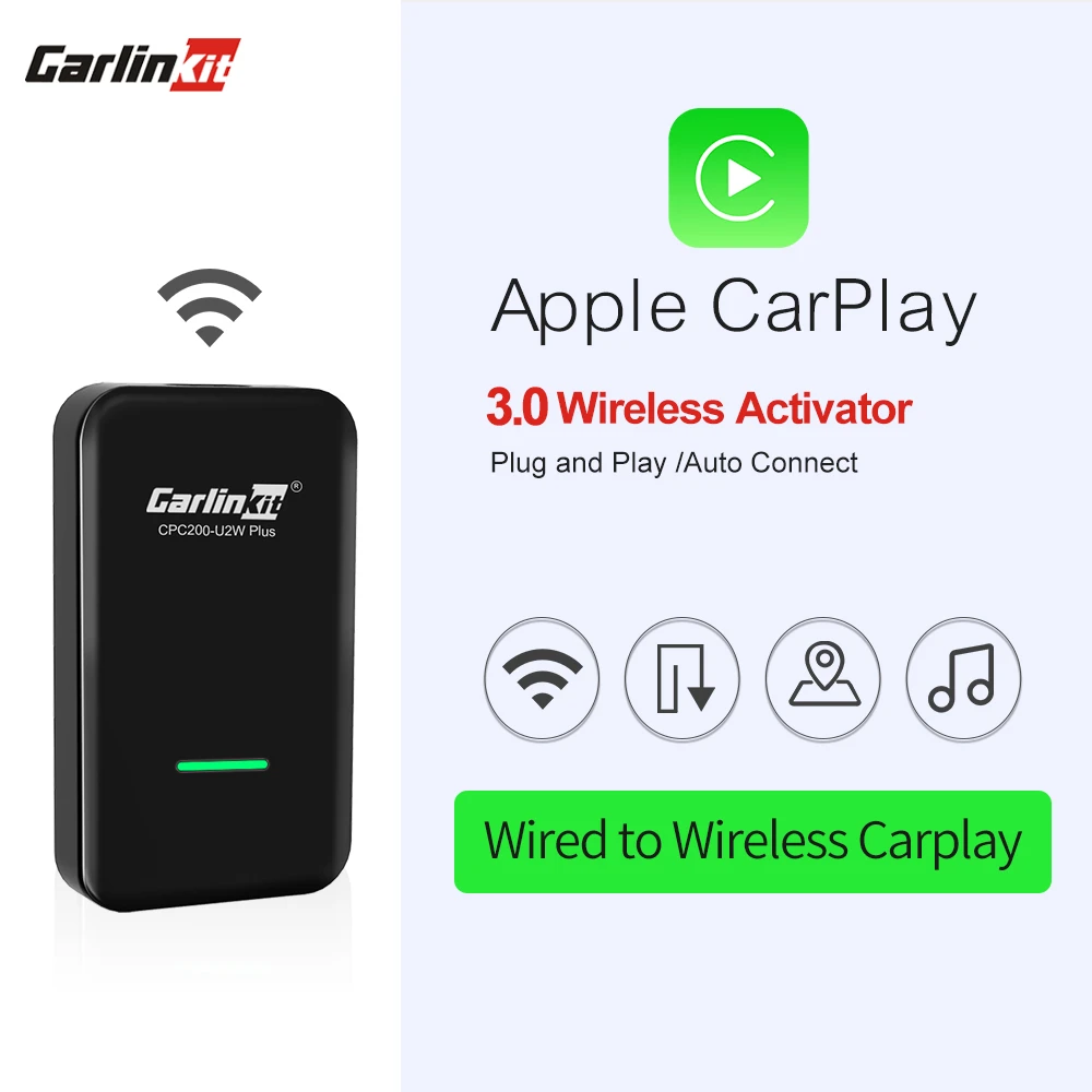 Carlinkit 3.0 Wireless CarPlay Activator Auto Connect for Audi Benz Wolkswagen Mazda Wired to Wireless Carplay Plug And Play