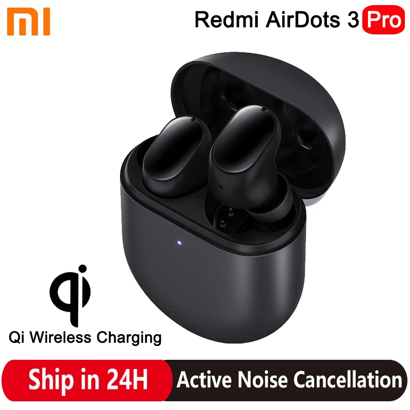 Redmi AirDots 3 Pro TWS True Wireless Bluetooth 5.2  Low latency Earbuds Waterproof Apt-X Adaptive Noise Reduction IPX4 With Mic