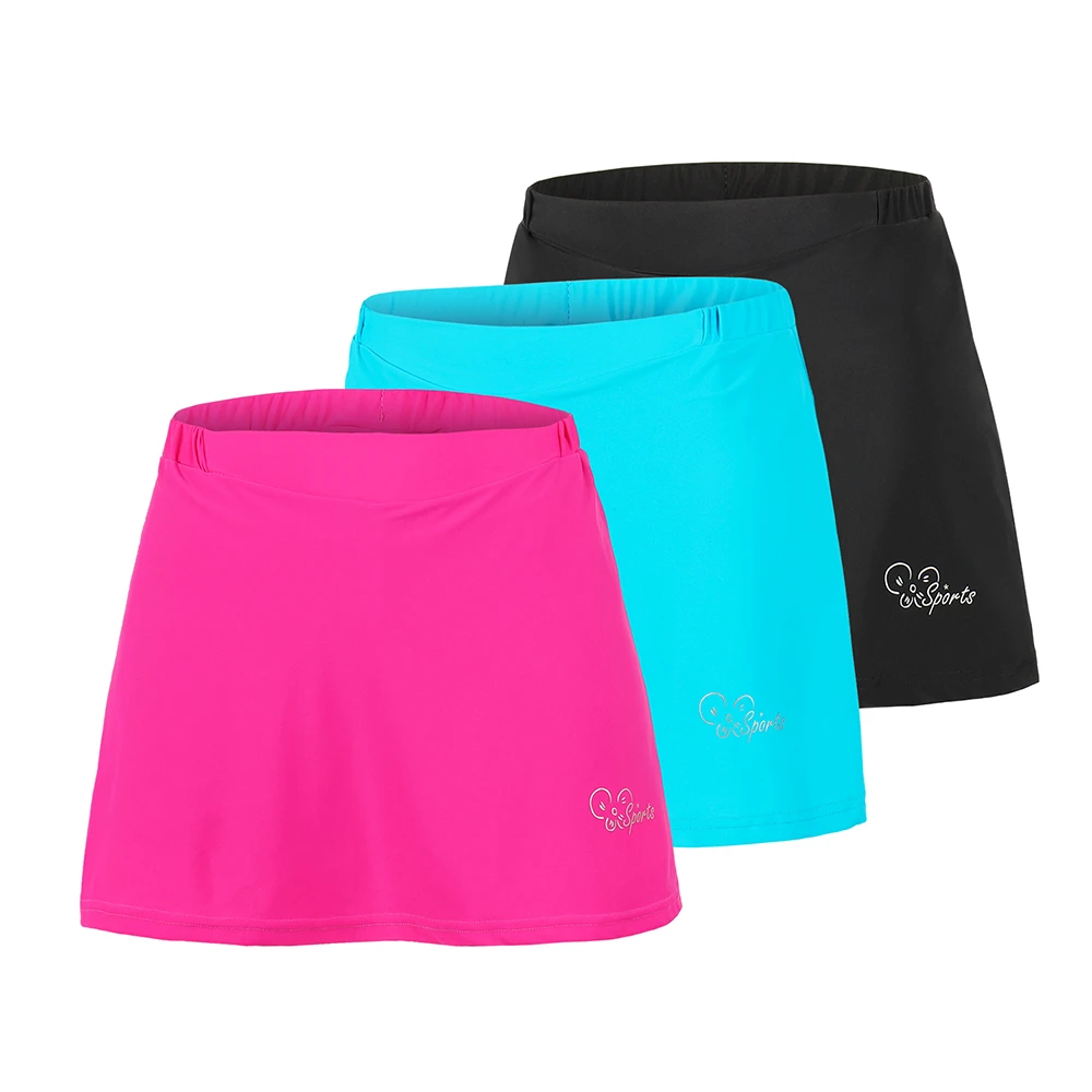 Women Bicycle Cycling Shorts 2-in-1 Cycling Skort with Gel Padded Liner Bike Shorts Quick Dry Athletic Sports Skirt