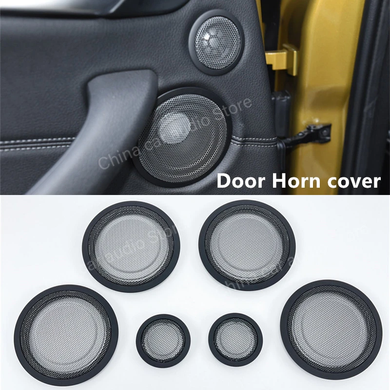 Car Front Rear Door Speaker Covers For BMW F30 F31 F32 F33 F34 F48 F36 F80 F39 X1 X2 3 GT 2 4 Series Mid High Range Audio Horns