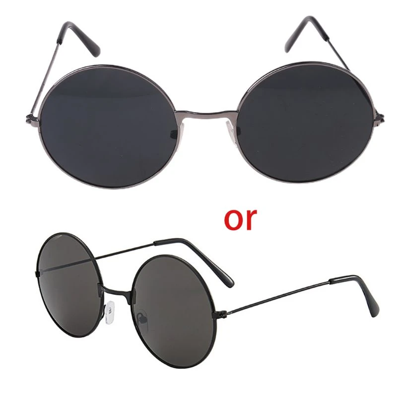 Vintage Round Sun Glasses New Fashion Candy Vintage Round Mirror Sunglasses UV 400 B2QE