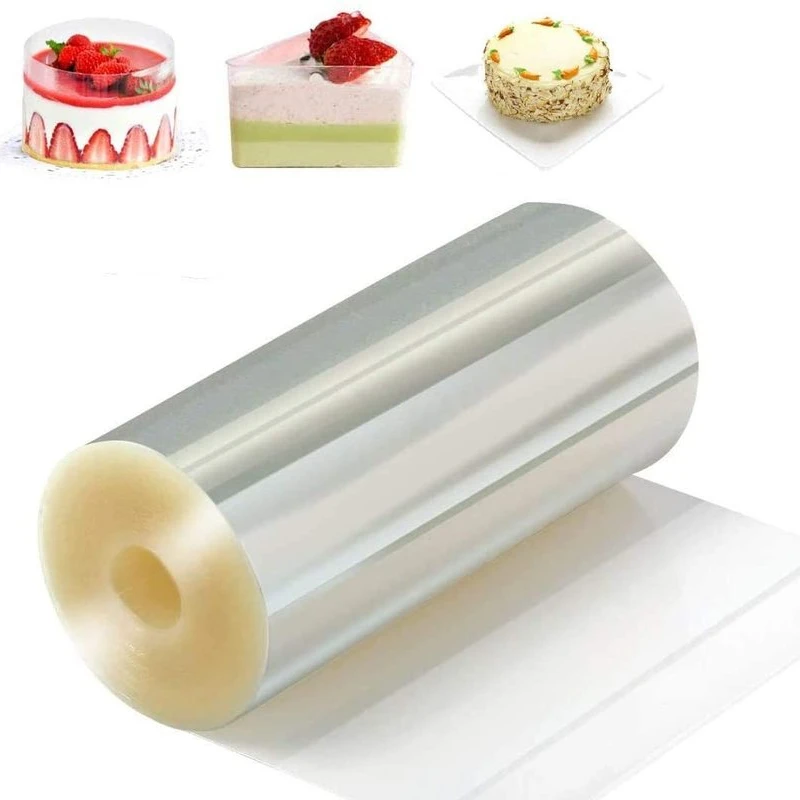 1 Roll Transparent Cake Surround Film Cake Collar DIY Kitchen Cake Baking Collar Cake Wrapping Tape Surround Film Baking Tool