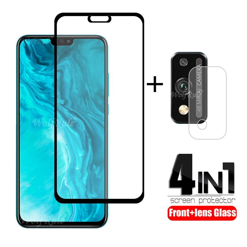 4-in-1 For Huawei Honor 9X Lite Glass For Honor 9X Lite Tempered Glass For Huawei Y9A Y6P Y8P Y5P Honor 10X 9X Lite Len Glass