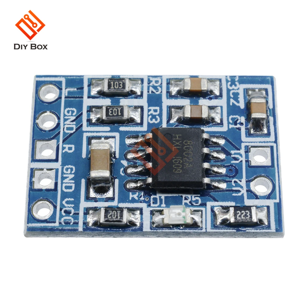 Mini HXJ8002 Mono Amplifier Board module BTL Audio Power Sound Voice AMP Board 2.0-5.5V amplifier for speakers volume control