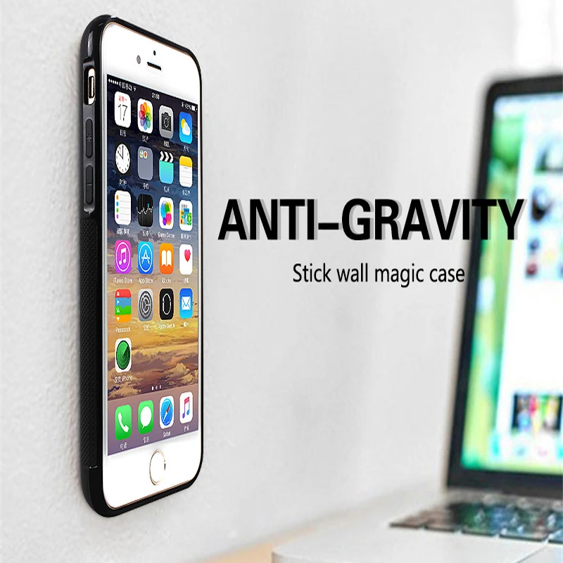 Oppselve Anti Gravity Phone Case For iPhone XS Max XR X 8 7 6 6S Plus S 12 Case Cover For Samsung Galaxy S8 S9 Plus S9 Note 8 9