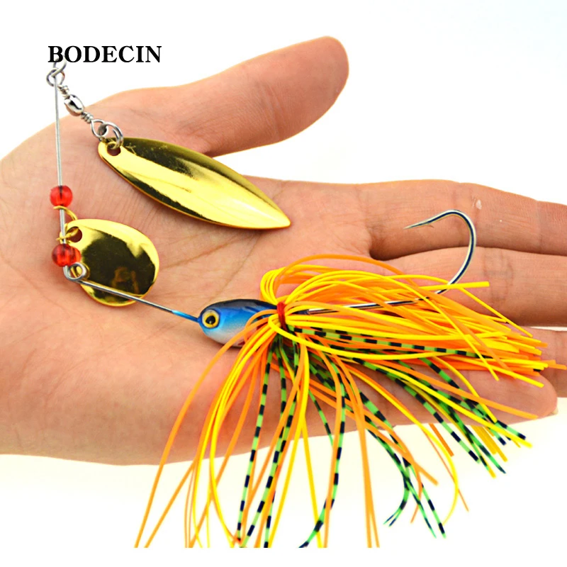 1PS Fishing Lure Wobblers Lures Wobbler Spinners Spoon Bait For Pike Peche Tackle All Artificial Baits Metal Sequins Spinnerbait