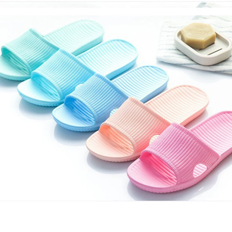 Women Floor Flat Shoes Summer Couple Indoor Eva Flip Flops Female Non-slip Bathroom Home Slippers Zapatillas De Hombre