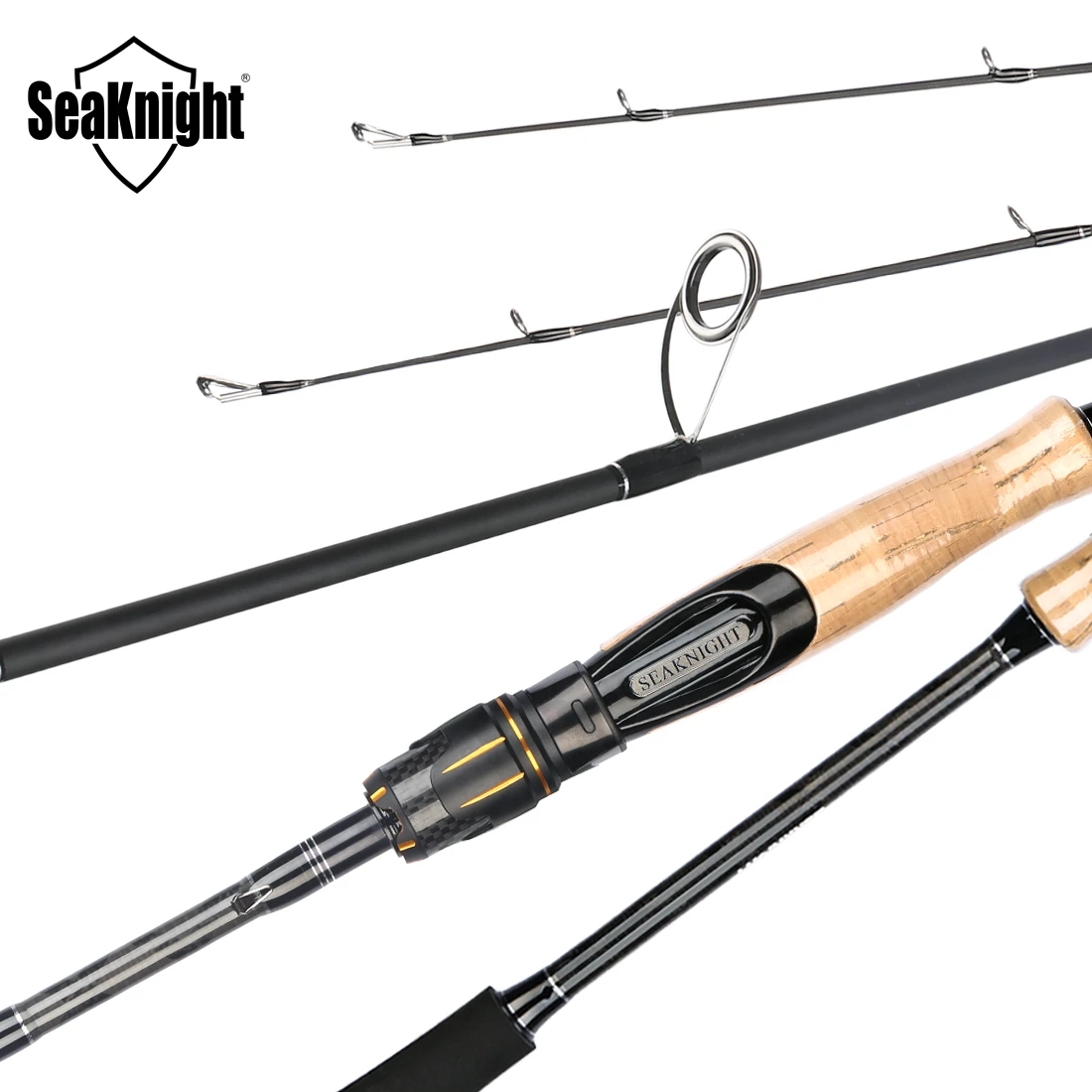SeaKnight Brand Falcon II Series Fishing Rod 1.98m 2.1m 2.4m UL/L/ML/M/MH/H/XH Double-tip Carbon Lure Rod Spinning/Casting 1-80g
