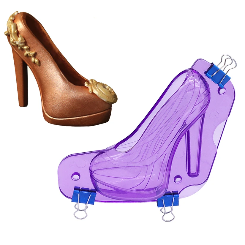 Stereo High Heel Chocolate Mold Baking DIY Candy Jelly Fondant Cake Decorating Tools