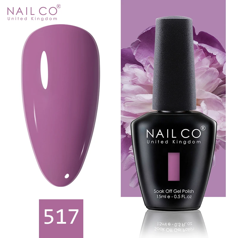 NAILCO 2021 New 15ML Gel Nail Polish Nails Semi-permanent UV Varnish High Quality Glass Bottle Nail Art Polish For Manicure