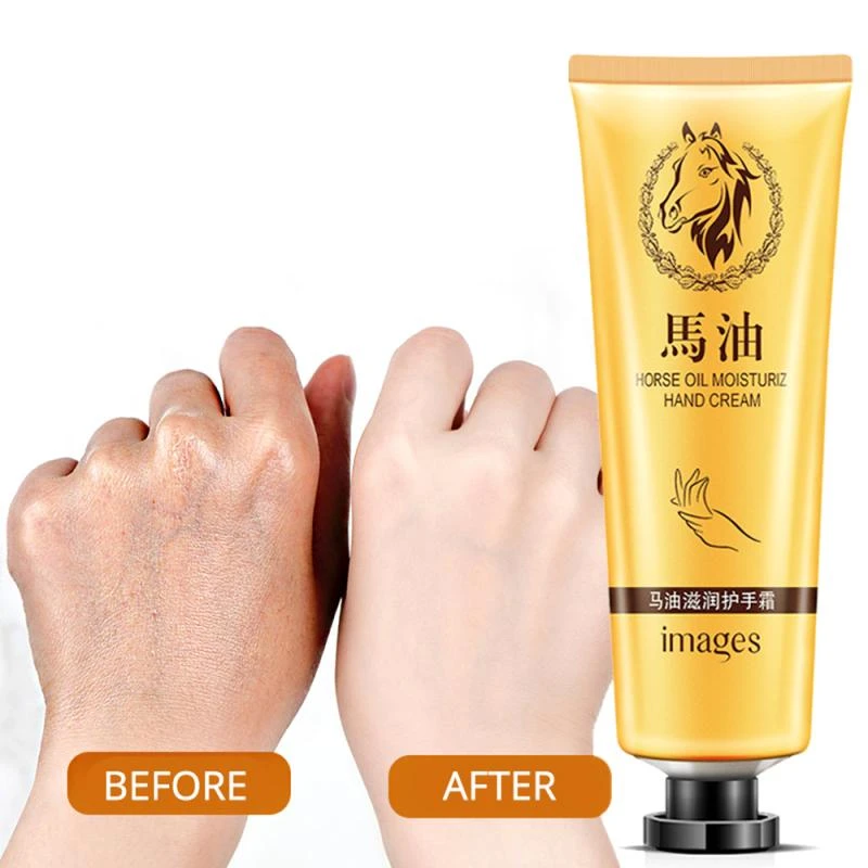 Non-greasy Horse Oil Repair Nutrition Penetration Hand Cream Anti-aging Soft Whitening Moisturizing Fragrance Hand Cream TSLM2