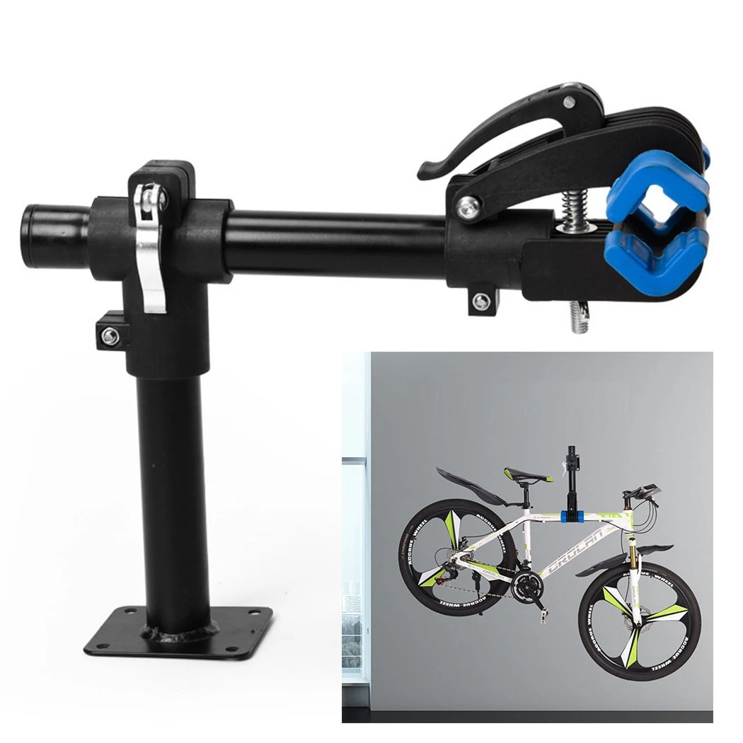 Bike Bicycle Cycling Bench Mount Repair Rack Workstand Carbon Steel Adjustment Quick Release Clamp For Mtb Mountain Bicycles