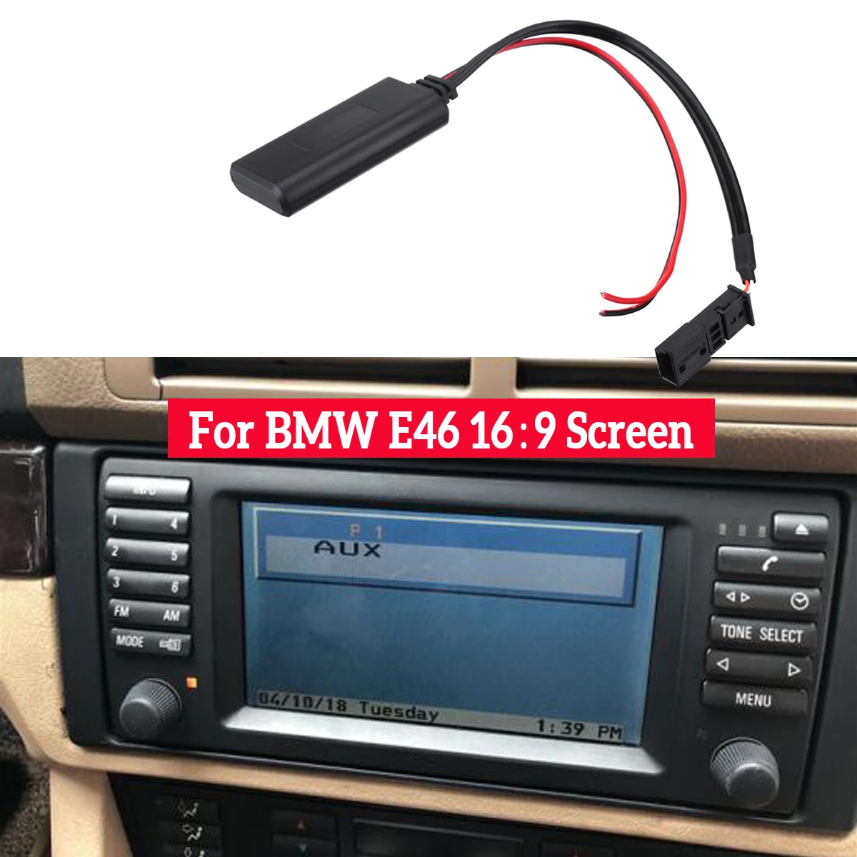 Car bluetooth Module AUX IN Audio Radio Adapter 3-pin for BMW BM54 E39 E46 E38 E53 X5 Car Electronics Accessories