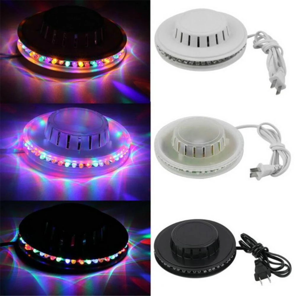 Mini 48 LEDs 8W RGB Sunflower Laser Projector Lighting Disco Stage Light Bar DJ Sound Background Wall Light Christmas Party Lamp