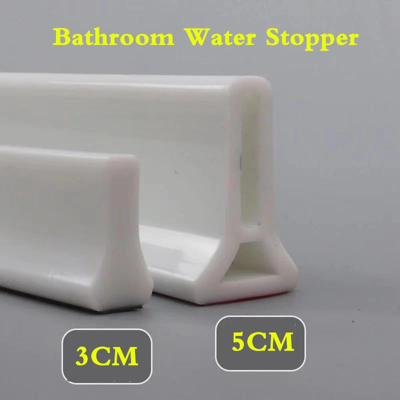 height Bathroom Water Stopper Water Partition Dry&Wet Separation Flood Barrier Rubber Dam Silicon Water Blocker Don't Slip