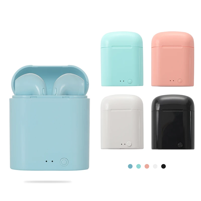 I7s TWS Wireless Bluetooth-Compatible 5.0 Earphones I7s Tws Mini Style Earphones Sports Handsfree Headset In-Ear Stereo Earbuds